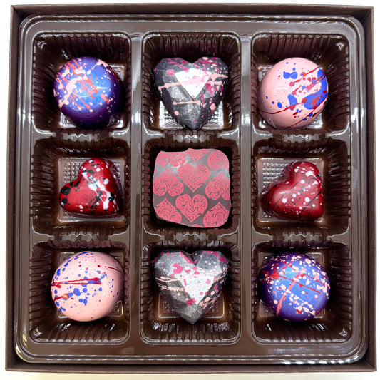 Valentine's Collection: Luxury Valentine's 9 piece Assortment