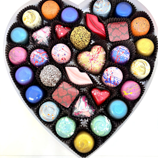 Valentine's Collection: Ultimate 33 pc Heart Box